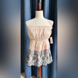 Liberty Garden Eyelet Tube Top size M - (NWT)